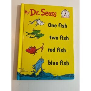 Vintage 1988 Dr. Seuss “One fish, two fish, red fish, blue fish” Hardcover
